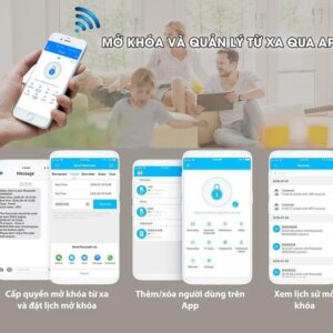 Mở khóa và quản lý qua App