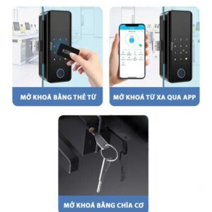 Khóa vân tay cửa kính Kitos KT-GL30 Pro