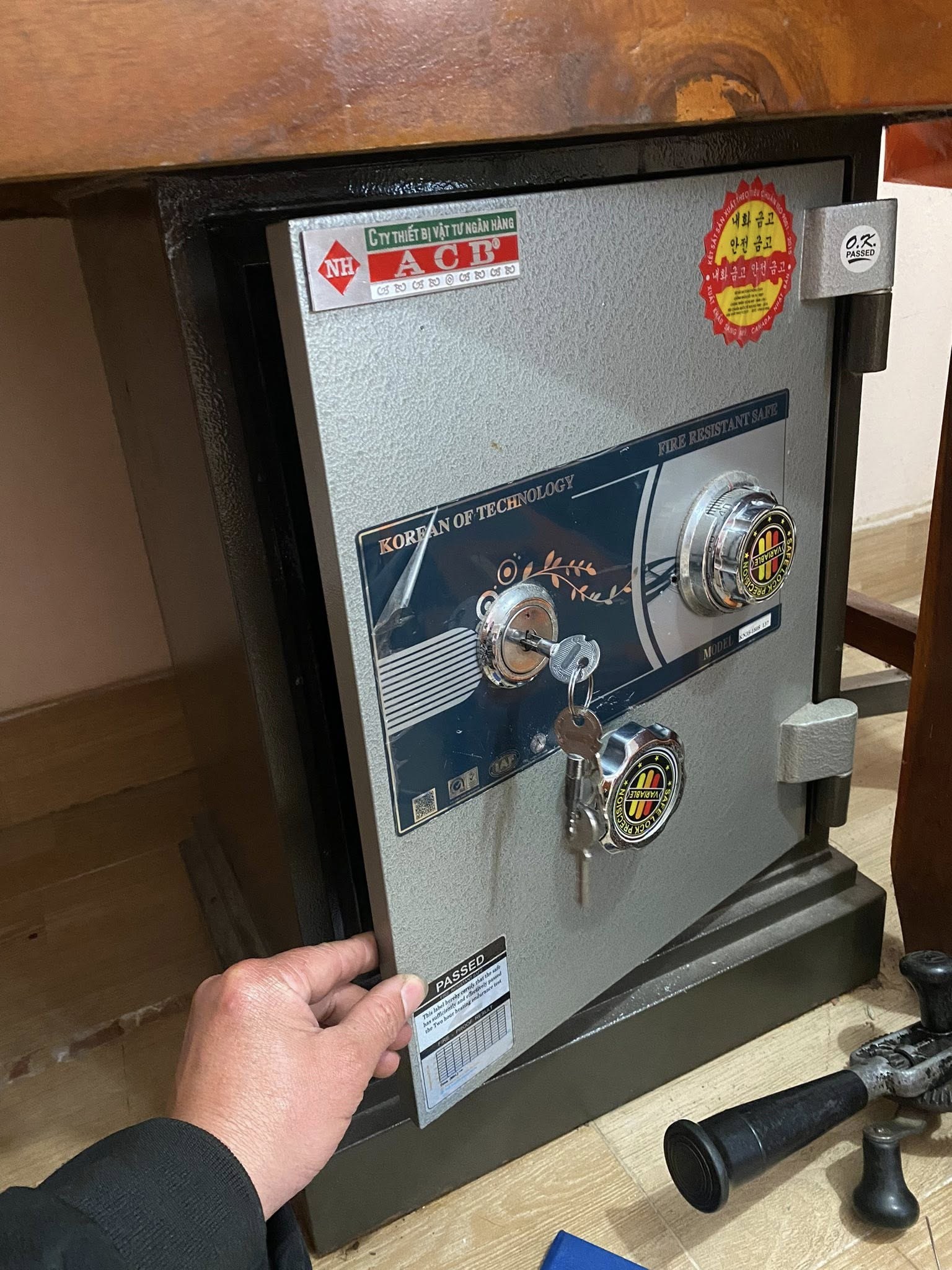 Mở khóa két sắt tại Hải Dương