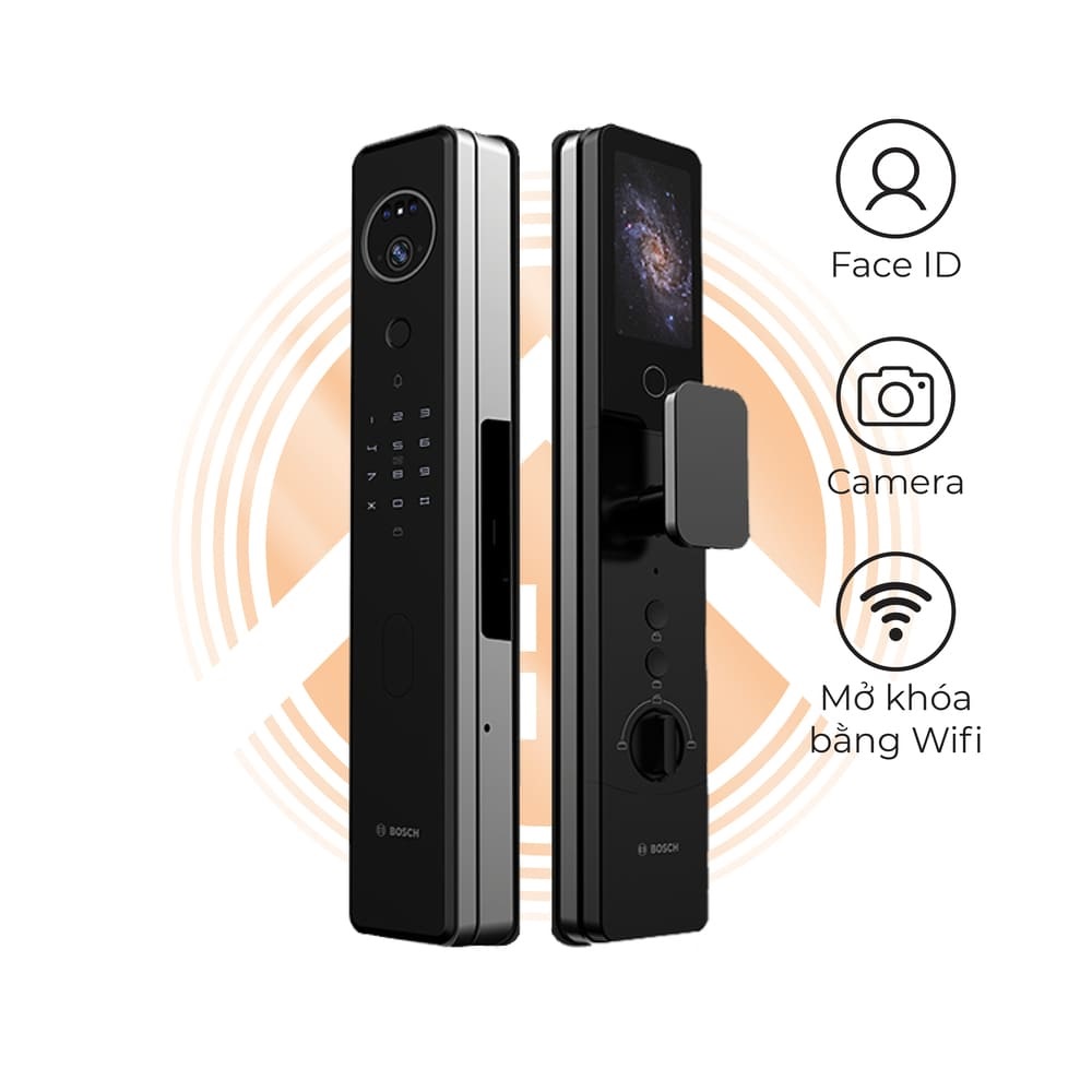 Khóa vân tay Bosch FU5 Plus bền bỉ, an toàn