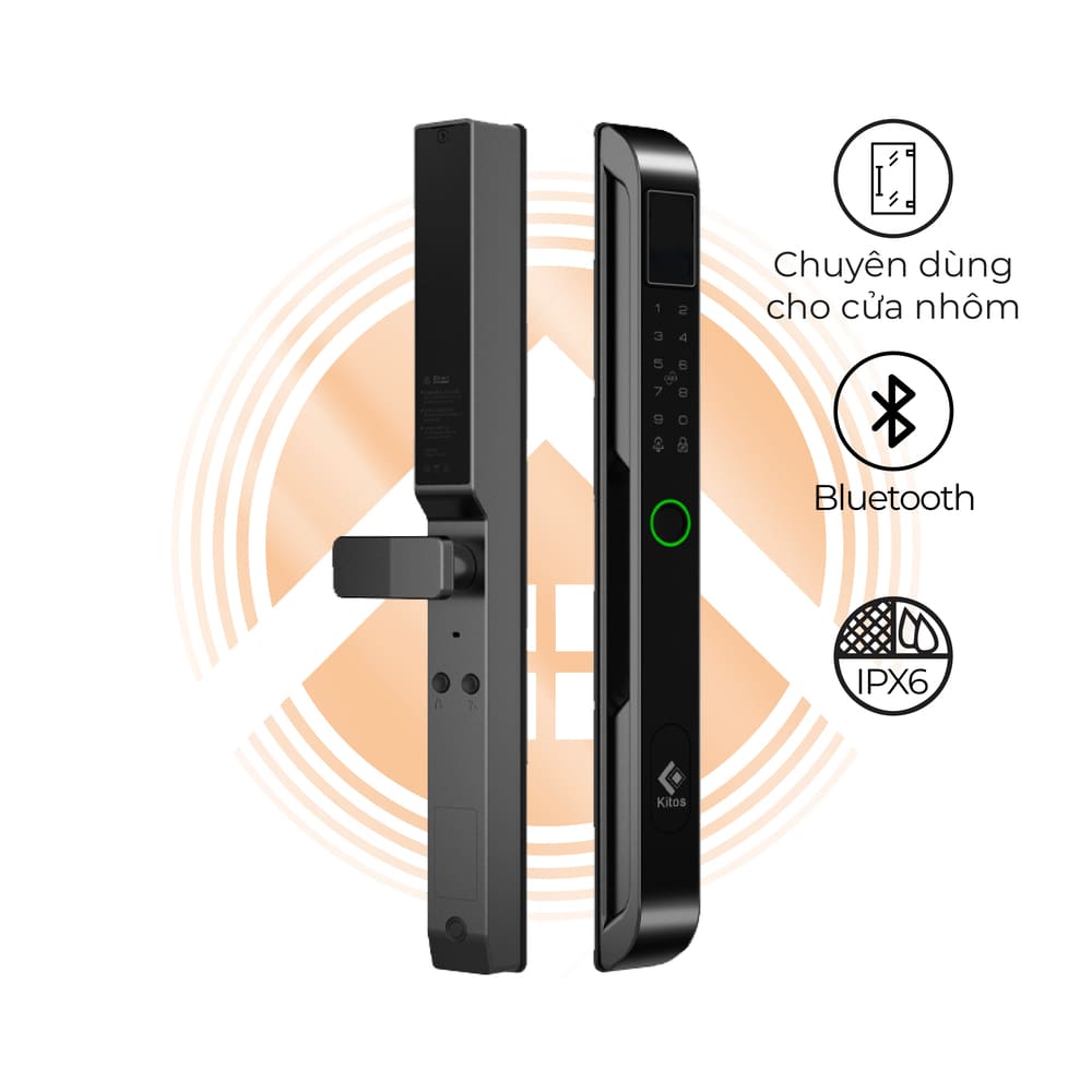 Lắp khóa Kitos cửa nhôm Xingfa ALP3 Pro tại Hải Dương